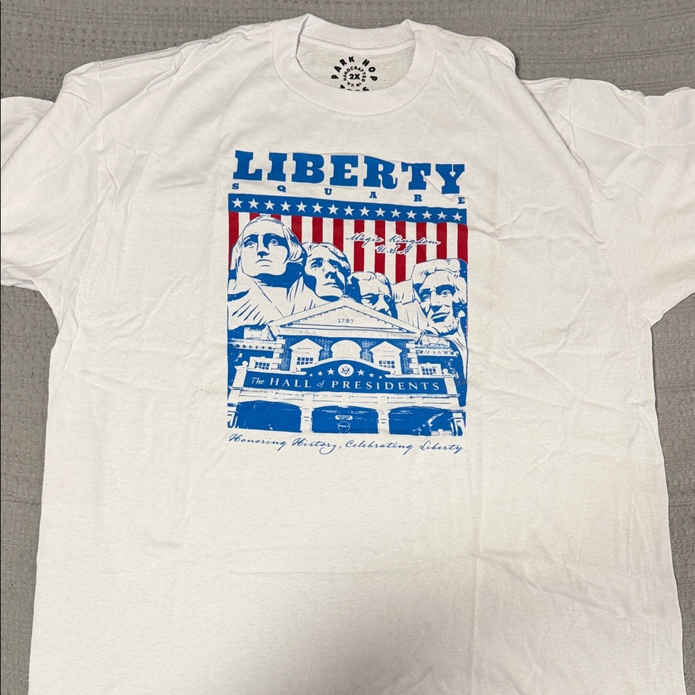 Liberty White and Blue Patriotic T-Shirt